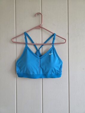 Nike Indy Sports Bra Large Blue